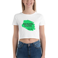 Load image into Gallery viewer, Savannah Strong Women’s Crop Top